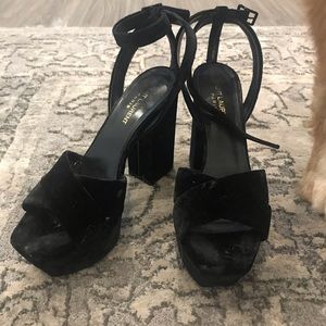 Saint Laurent platform heels authentic